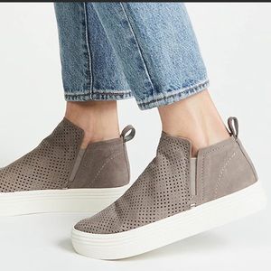 Dolce Vita size 10, perforated suede sneakers